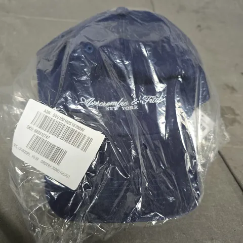 ABERCROMBIE & FITCH NAVY BASEBALL CAP