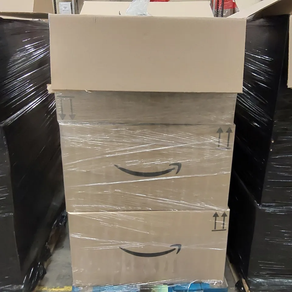 PALLET OF ASSORTED ITEMS INCLUDING: AQUARIUM CLEANING KIT, VITAMINS, MAGNETIC PICK UP TOOL, WOMEN'S CLOTHING, DVD SET, PRESENTATION CLICKERS