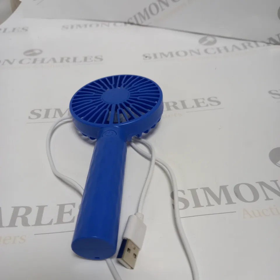 HANDS ON BLUE FAN 