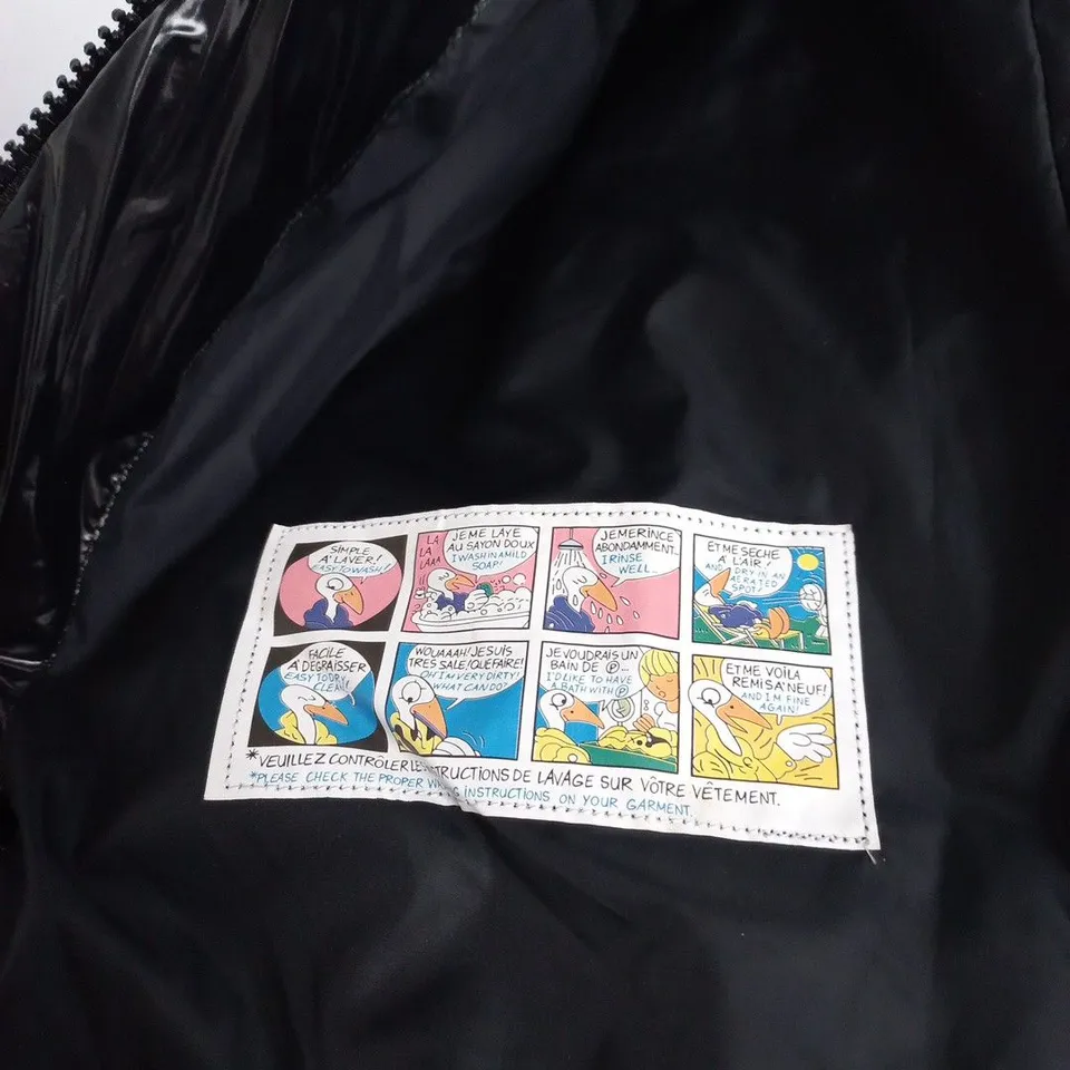 MONCLER DOWN PUFFER JACKET – MEN'S XL, BLACK