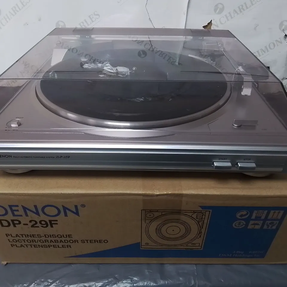 BOXED DENON DP-29F TURNTABLE