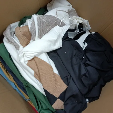 APPROXIMATELY 25 ASSORTED CLOTHING ITEMS IN VARIOUS SIZES, COLOURS & STYLES TO INCLUDE BRANDS SUCH AS SOSANDER, IZABEL LONDON, CENTIGRADE, ETC - COLLECTION ONLY