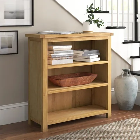 BOXED ONEONTA 90CM H X 90CM W STANDARD BOOKCASE - ANTIQUE WAX (1 BOX)