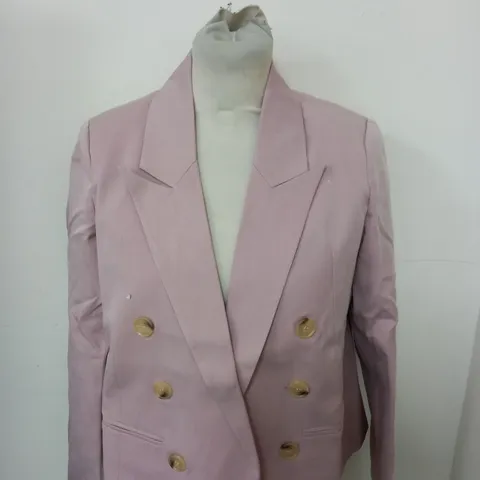 DOROTHY PERKINS PETITE CROPPED TEXTURED BLAZER IN SIZE 8
