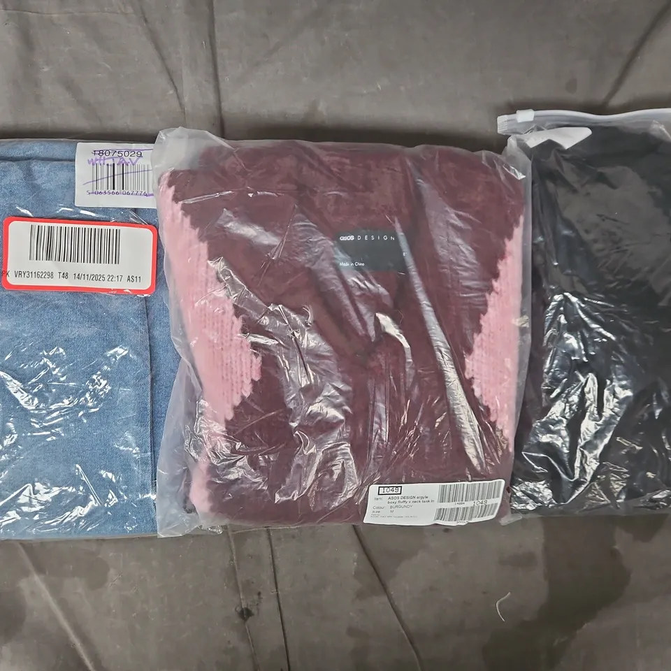 APPROXIMATELY 20 ASSORTED CLOTHING AND FASHION PRODUCTS IN VARIOUS STYLES AND SIZES - COLLECTION ONLY