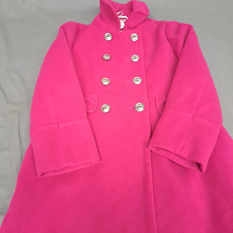 GIRLS MONSOON BUTTONED COAT SIZE 7-8 YEARS