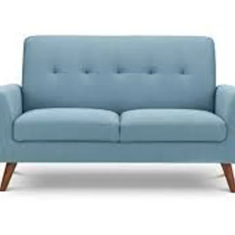 BOXED JULIAN BOWEN MONZA 2 SEATER SOFA - BLUE (1 BOX)