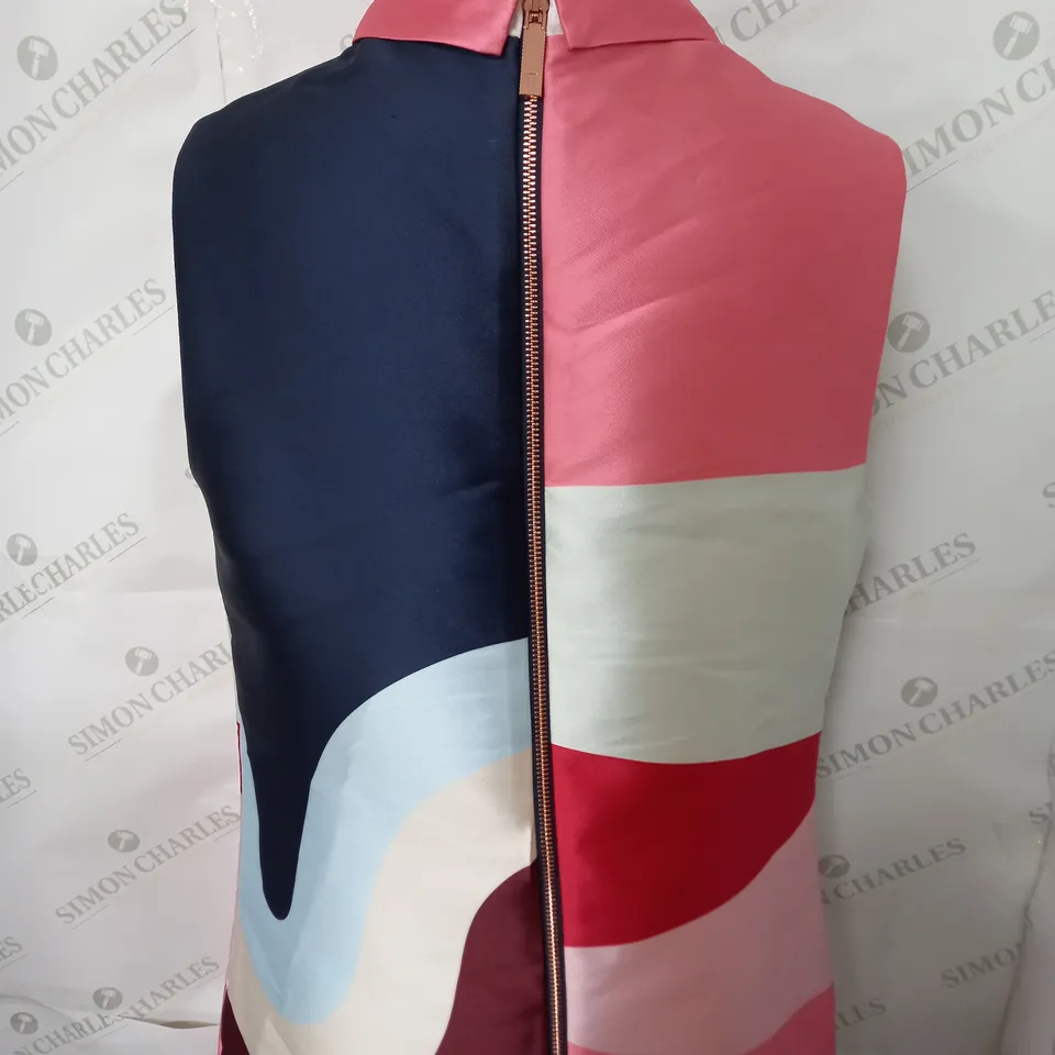 TED BAKER ZIPPED OCCASSIONAL DRESS SIZE 3