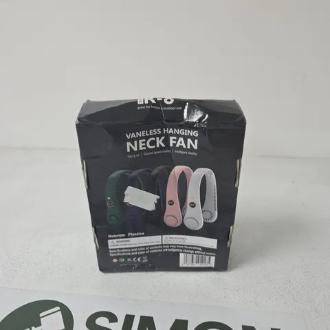 VANELESS HANGING NECK FAN – PORTABLE PERSONAL COOLING DEVICE (BOXED)