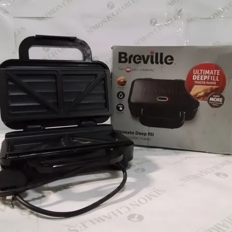 BOXED BREVILLE ULTIMATE DEEP FILL TOASTIE MAKER 