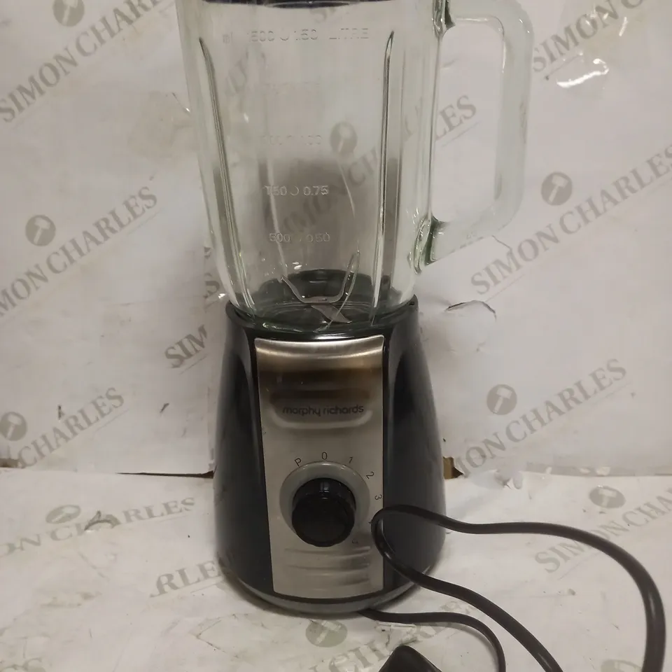 MORPHY RICHARDS TOTAL CONTROL GLASS TABLE BLENDER