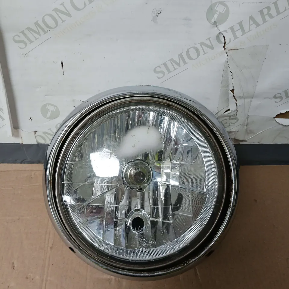 VINTAGE MOTORCYCLE HEAD LIGHT 