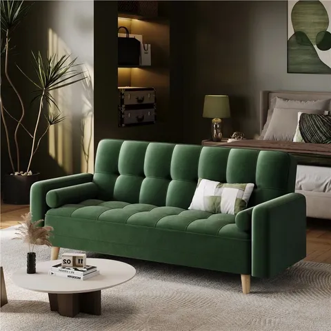 MODA FORM 185CM 3 SEATER CONVERTIBLE SETTEE SOFA BED WITH ARMREST 
