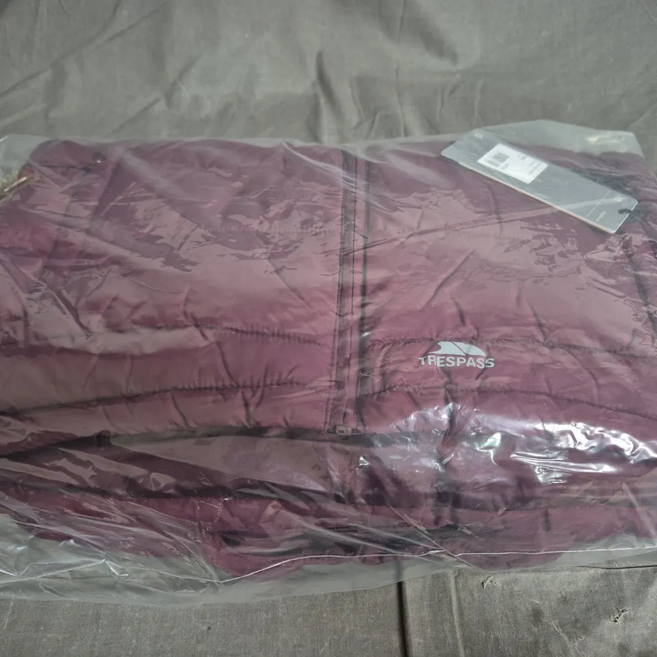 SEALED TREPASS ELEGANT FEMALE PADDED JACKET IN FIG - SIZE SMALL