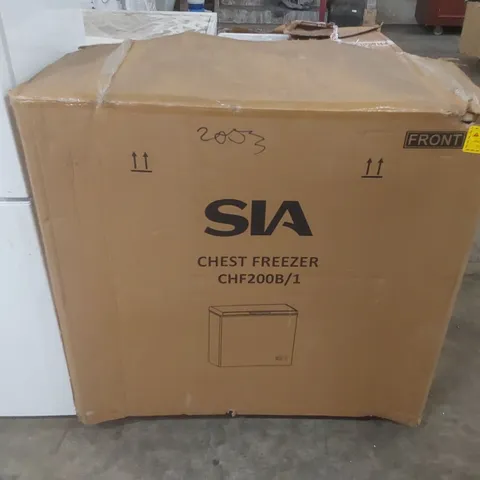 BOXED SIA CHEST FREEZER CHF200B/1