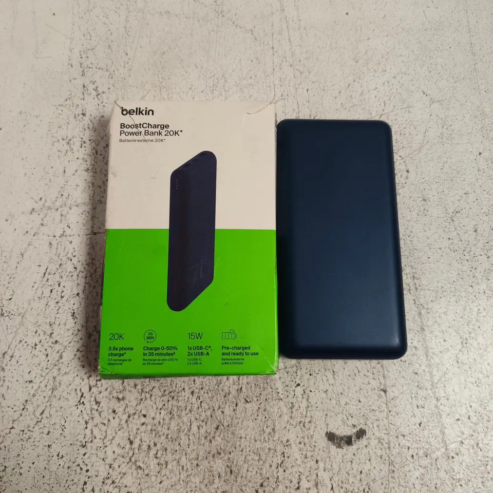 BOXED BELKIN BOOOSTCHARGE POWER BANK 20K