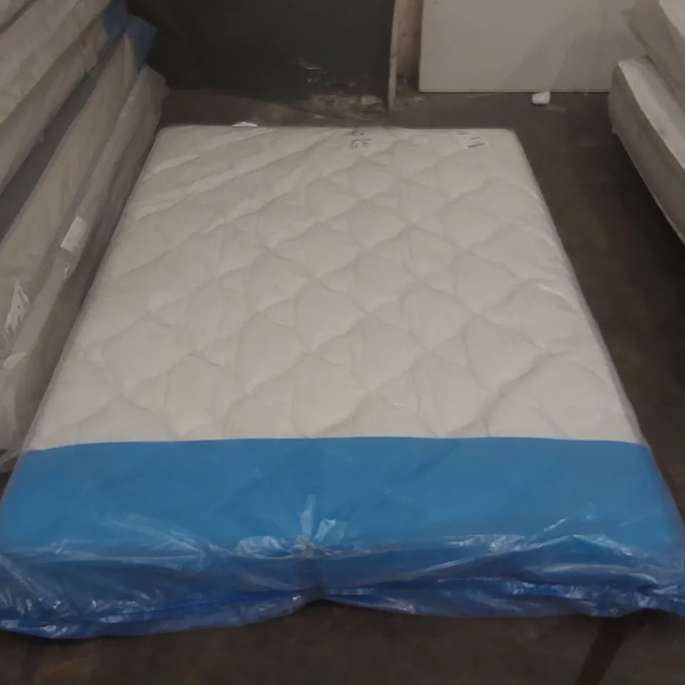 QUALITY BAGGED DOUBLE 135cm AIRSPRUNG LUXURY QUILTED MEDIUM MATTRESS RRP £229