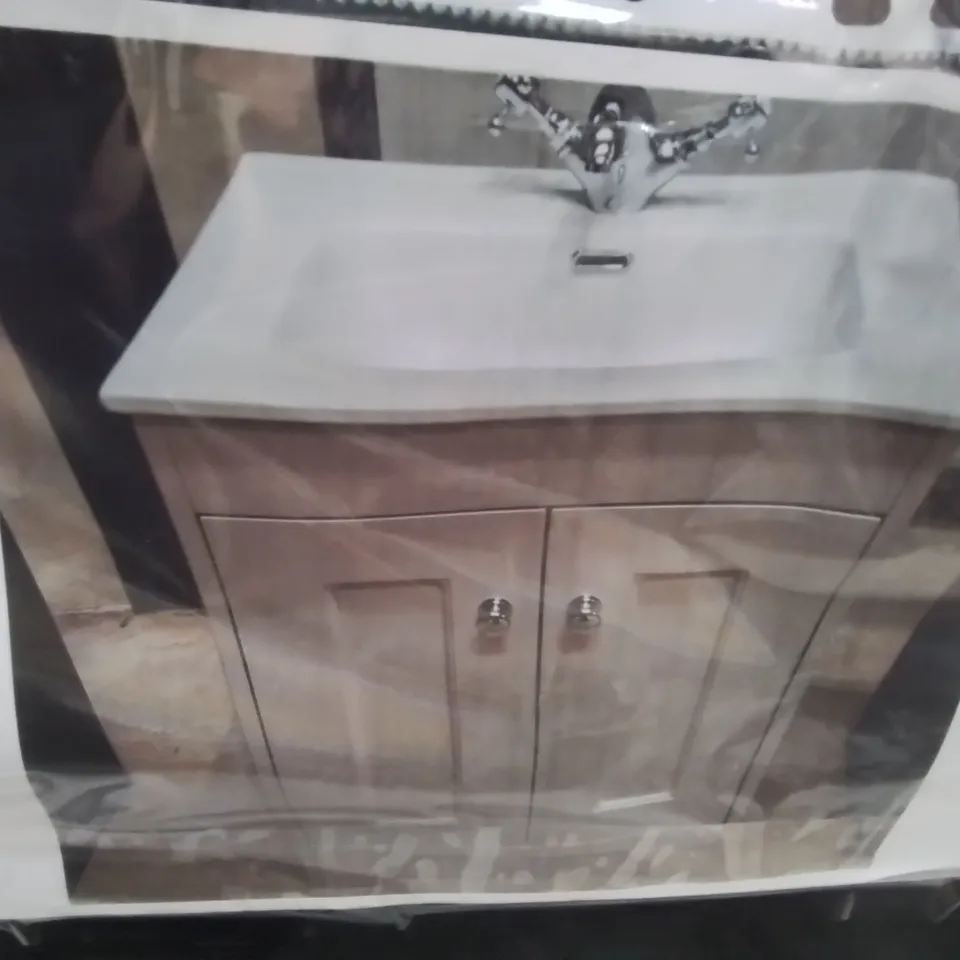 PALLET OF ASSORTED BATHROOM CABINETS AND FITTINGS 