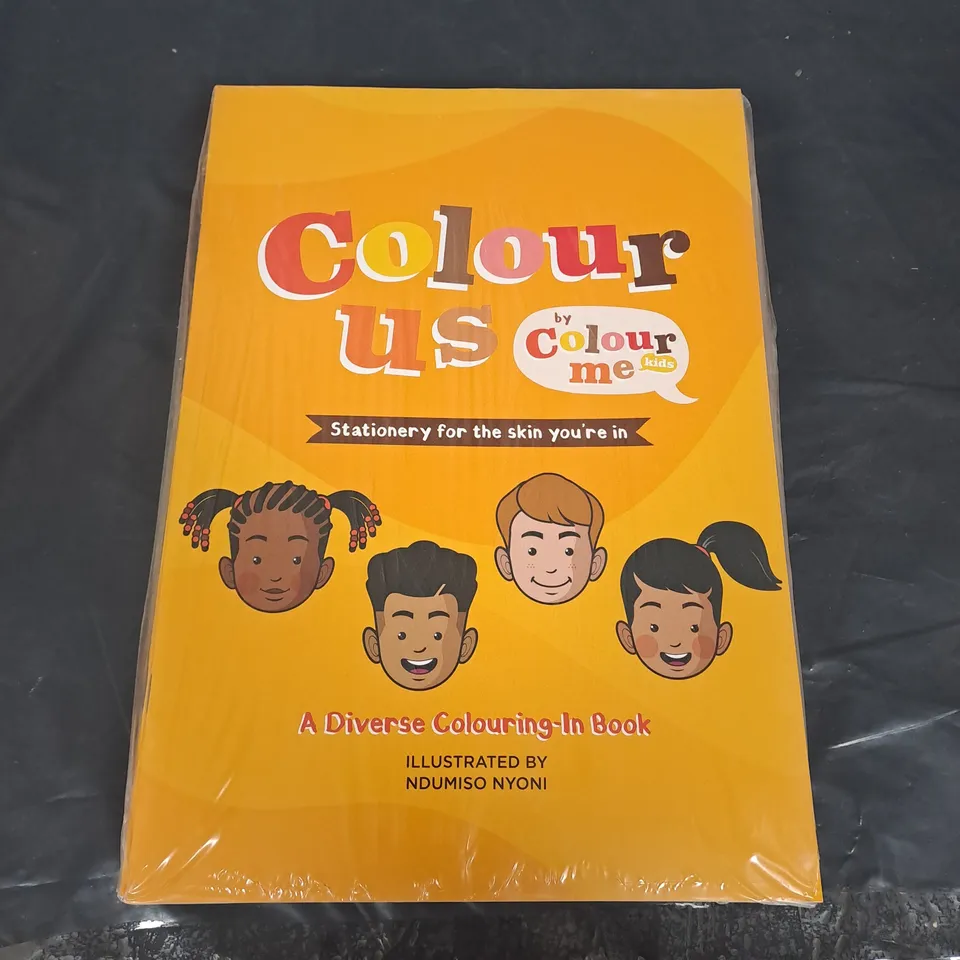 BOX OF APPROXIMATELY 125 COLOUR US BY COLOUR ME KIDS DIVERSE COLOURING BOOKS
