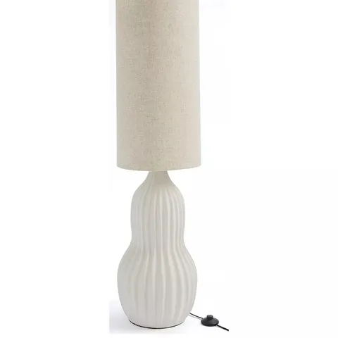 EVERLY FLOOR LAMP IN NATURAL COLOUR - COLLECTION ONLY
