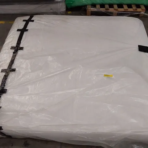 QUALITY BAGGED & ROLLED QUILTO MEMORT SPRUNG OPEN COIL MATTRESS SUPER KING SIZE