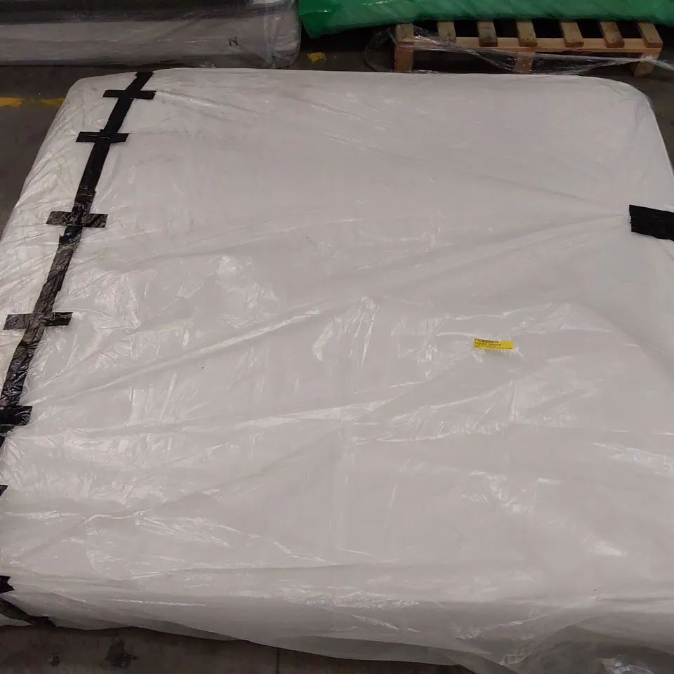 QUALITY BAGGED & ROLLED QUILTO MEMORT SPRUNG OPEN COIL MATTRESS SUPER KING SIZE