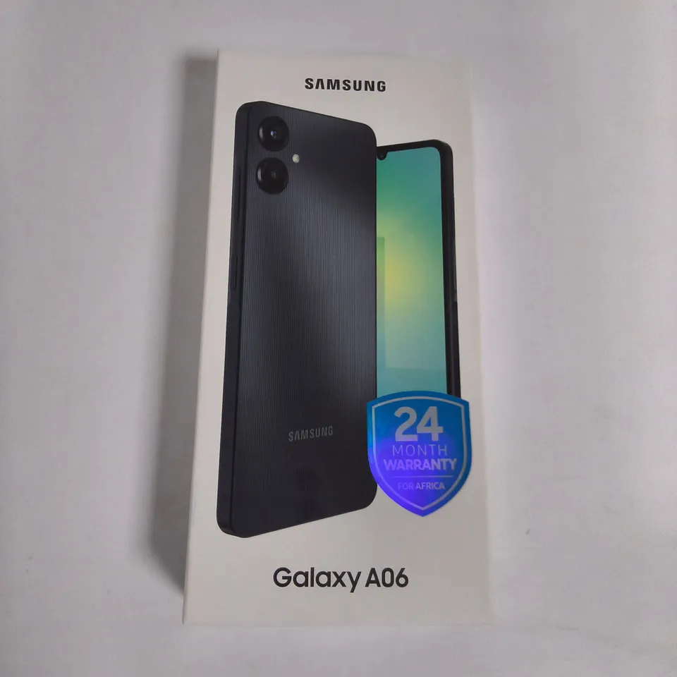 BOXED SAMSUNG GALAXY A06 4/128GB IN BLACK - SM-A065F