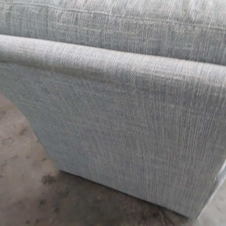 QUALITY BRITISH DESIGNER G PLAN SEATTLE EASY CHAIR BEACH DUCK EGG FABRIC 
