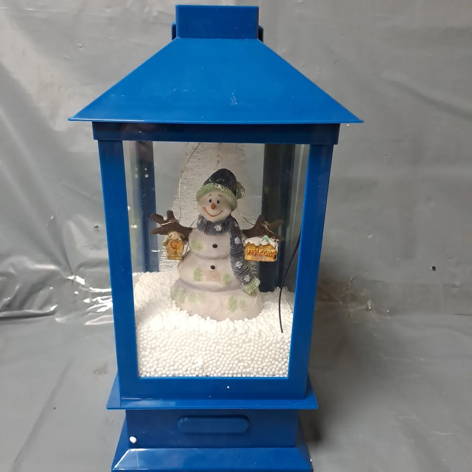 CHRISTMAS SNOW LANTERN