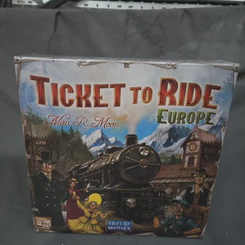 SEALED TICKET TO RIDE EUROPE - DAYS OF WONDER BOARD GAME