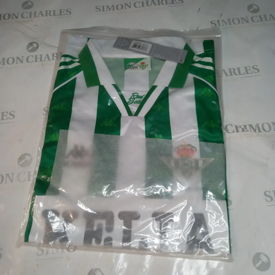 BAGGED REAL BETIS RETRO HOME SHIRT SIZE M