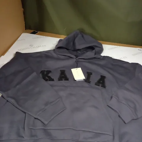 KAIIA SLOGAN OVERSIZED HOODIE SIZE 16