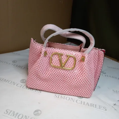 PINK VALENTINO MESH BAG 