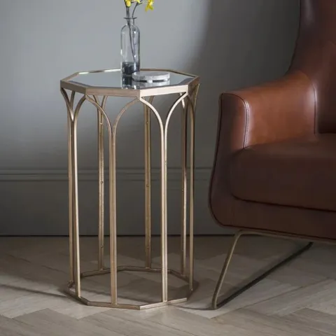 BOXED GALLERY DIRECT CANTERBURY OCTAGONAL SIDE TABLE (1 BOX)