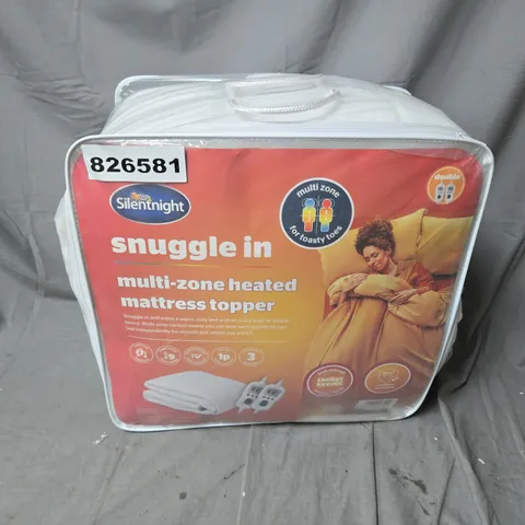 SILENTNIGHT SNUGGLE IN MULTI-ZONE HEATED MATTRESS TOPPER – DOUBLE
