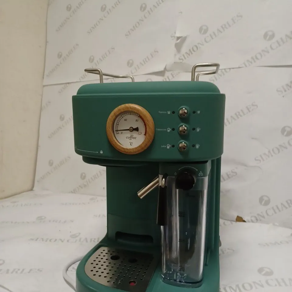 SWAN NORDIC ONE TOUCH ESPRESSO MACHINE - PINE GREEN