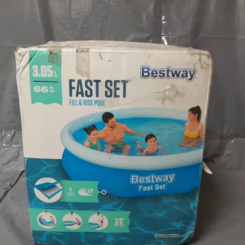 BESTWAY 10FT FAST SET SWIMMING POOL