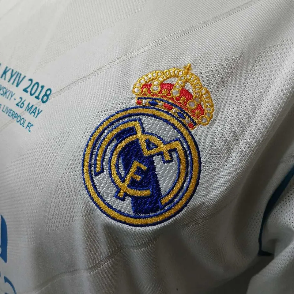 REAL MADRID 2018 CHAMPIONS LEAGUE FINAL JERSEY – SERGIO RAMOS AUTOGRAPHED, ADIDAS CLIMACOOL (SIZE M)