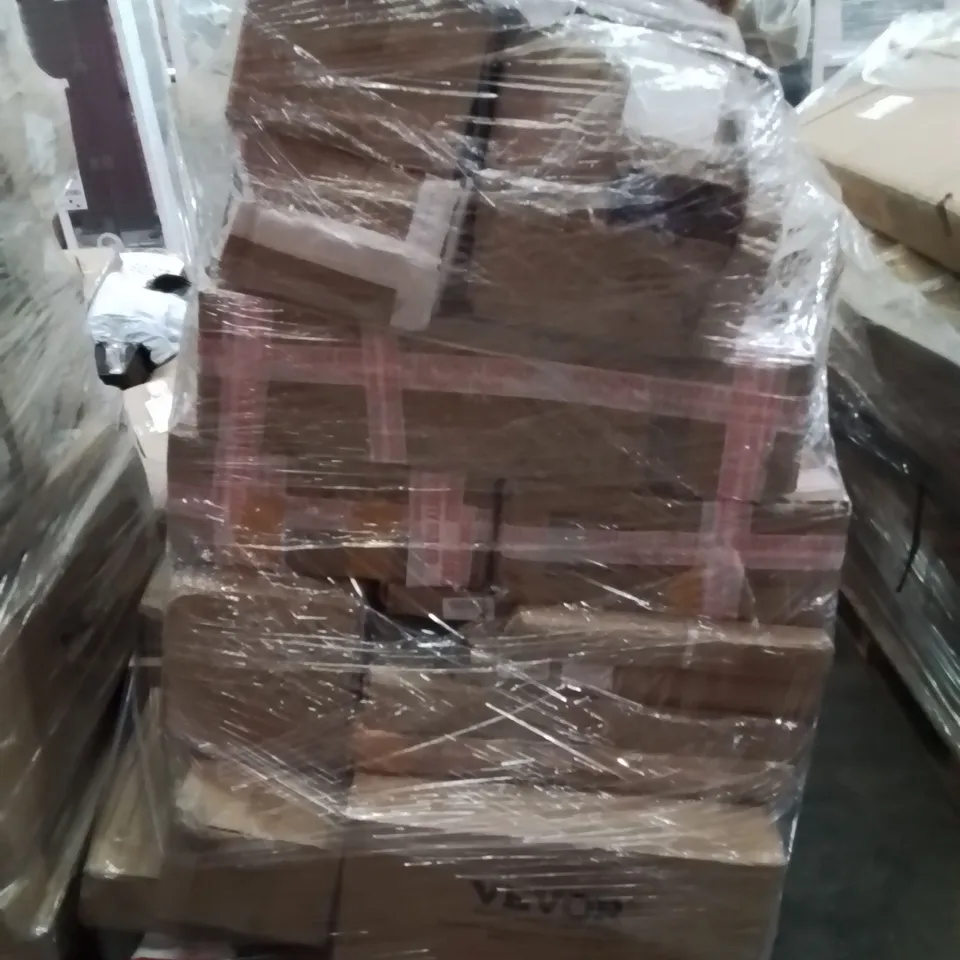 PALLET CONTAINING VARIOUS ASSORTED BOXED ITEMS TO INCLUDE,  EXPANDABLE HOSES, VACUUM CLEANER,  LED LIGHTS, CAR PARTS AND LOTS MORE UNMARKED BOXED ITEMS 