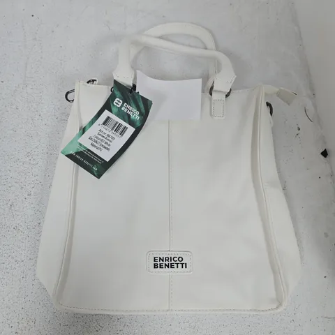 ENRICO BENETTI KENSI BAG IN WHITE