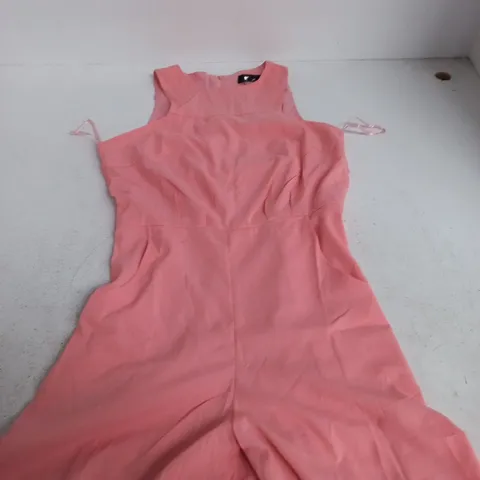 CUTIE PASTEL SLEEVELESS PLAYSUIT – PINK, UK 8