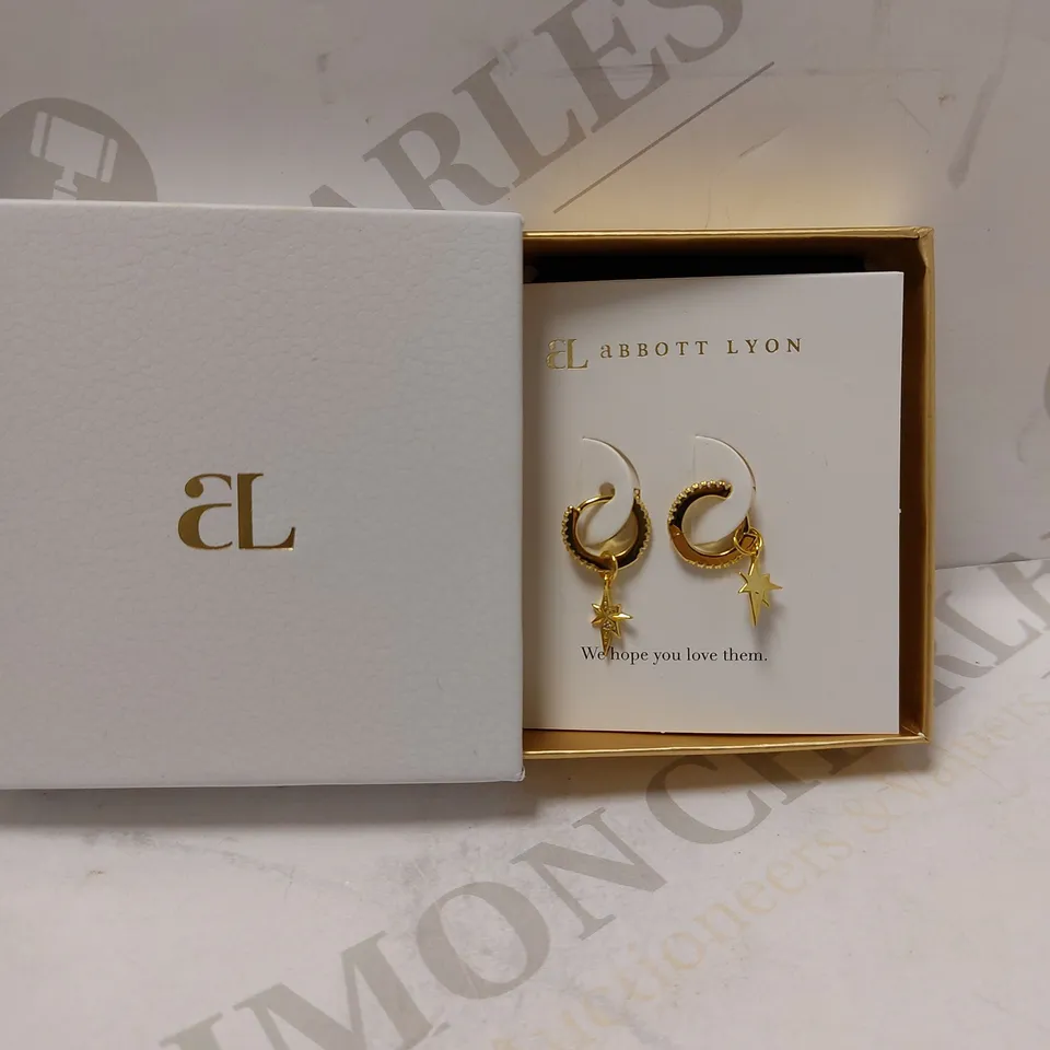 ABBOTT LYON GOLD HOOP EARRINGS