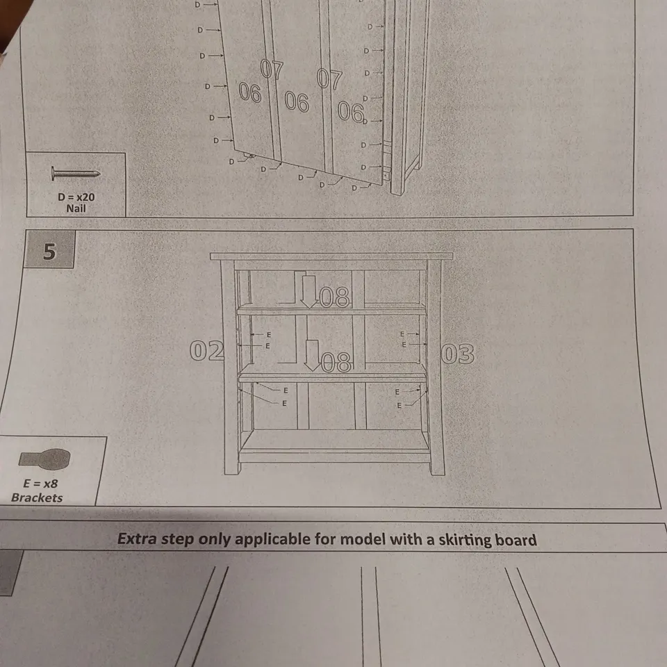 BOXED LOW BOOKCASE - ANTIQUE WAX (1 BOX)