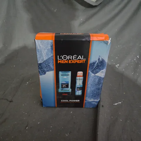 L'OREAL PARIS MEN EXPERT LOREAL PARIS MEN EXPERT COOL POWER GIFT SET FOR HIM, REFRESHING FACE & BODY HYGIENE DUO