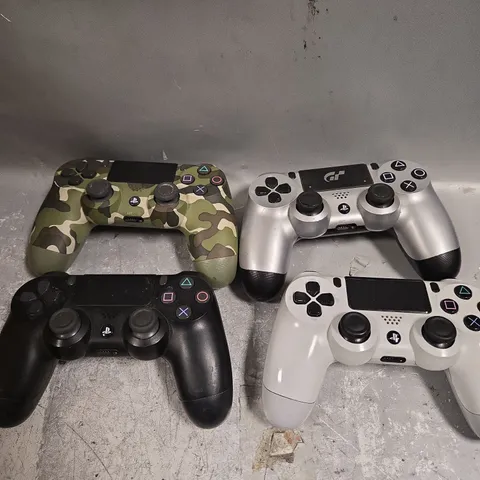 APPROXIMATELY 15 PLAYSTATION 4 CONTROLLERS IN VARIOUS DESIGNS
