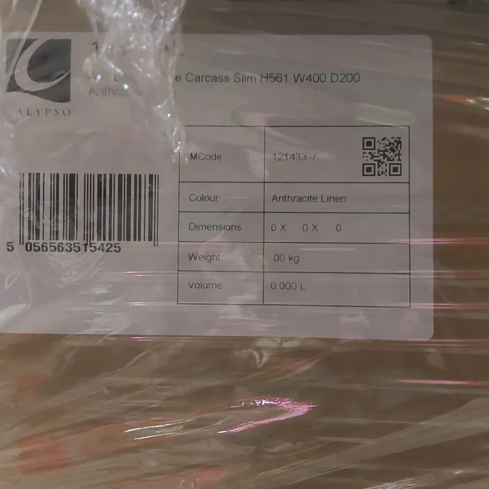 PALLET CONTAINING A LARGE QUANTITY OF BRAND NEW ASSORTED BATHROOM FURNITURE ITEMS INCLUDING: CALYPSO BASE CARCASSES