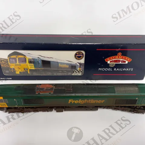 BOXED BACHMANN BRANCH LINE MODEL TRAIN - 1:76 SCALE CLASS 66 FREIGHTLINER