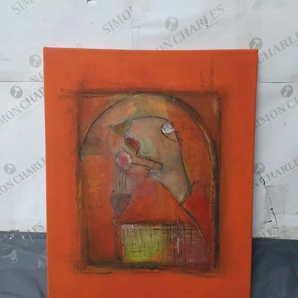 A GRACEFUL AND MAGNANIMOUS GESTURE BY MARTIN KAYE CANVAS (40x50cm) - COLLETCION ONLY