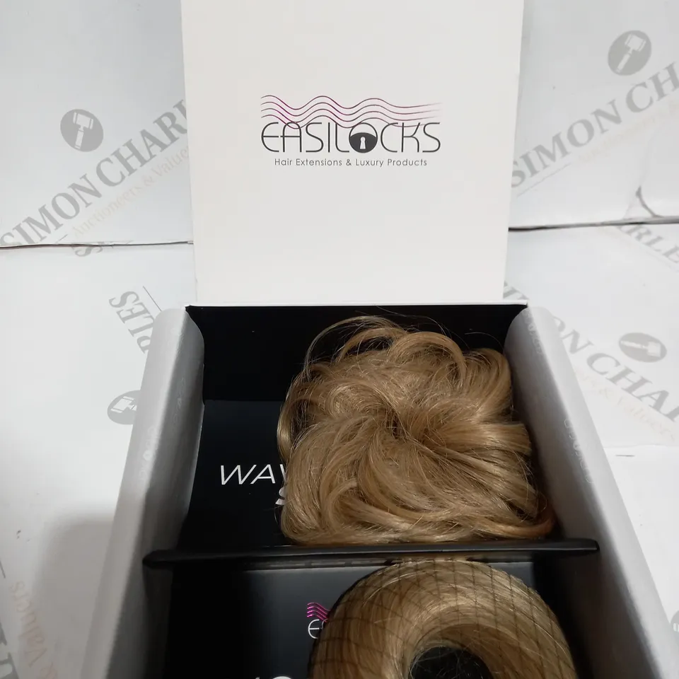 EASILOCKS SET OF 2 SCRUNCHIES SAND AND VANILLA