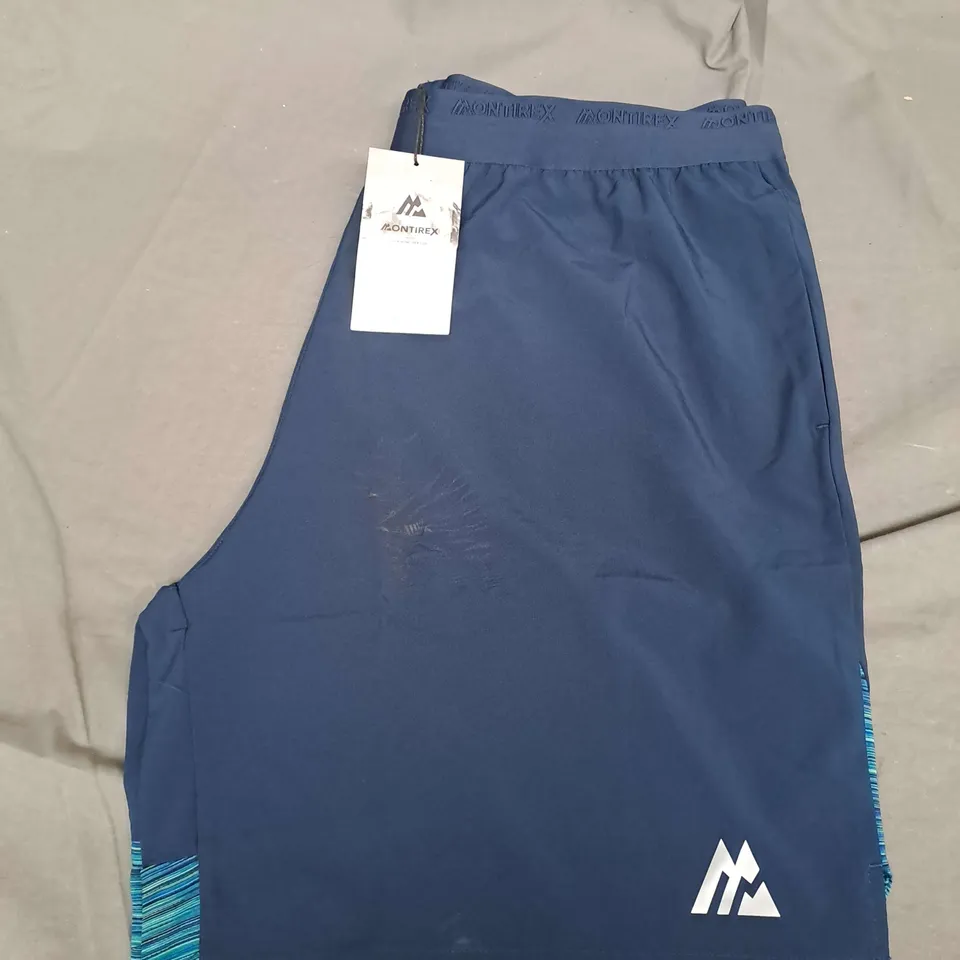 MONTIREX TRAIL PANEL 2.0 SHORT IN MIDNIGHT BLUE SIZE XXL
